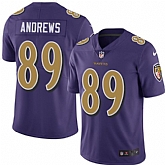 Nike Men & Women & Youth Ravens 89 Mark Andrews Purple Color Rush Limited Jersey,baseball caps,new era cap wholesale,wholesale hats